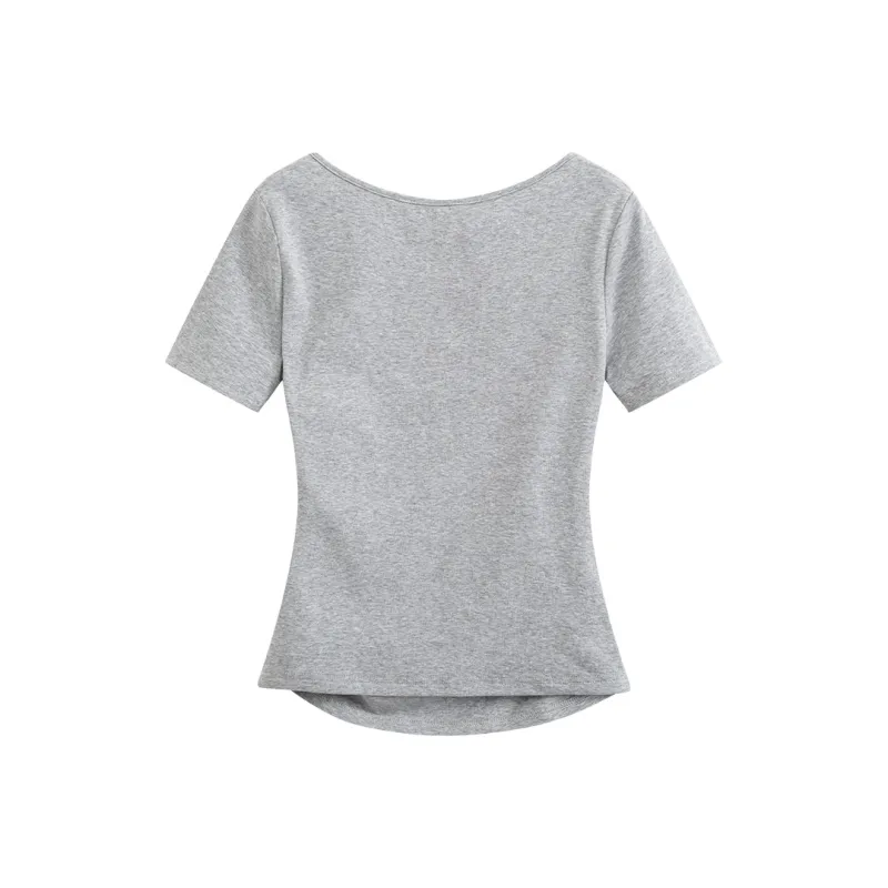 HANDAIWEI Regular T Shirt Women's-5