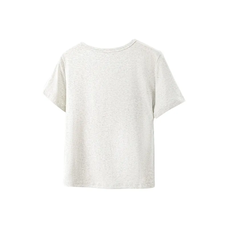TOUCH T Shirt Women's Light Heather Gray-1