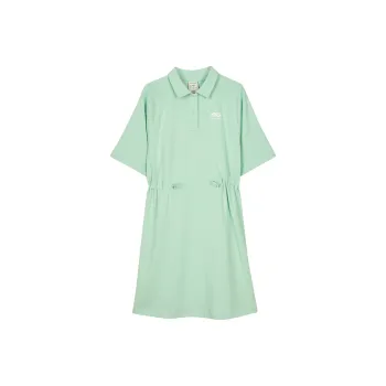 Skechers Short Sleeved Dress Women's Gray Jade Green
