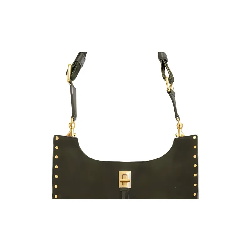 REBECCA MINKOFF Suede Shoulder Bag Crossbody Bag Medium Size Women's Moss-3