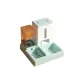 Basic Bamboo Color[Automatic Water and Food Feeding]