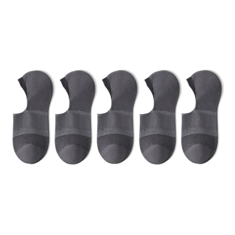 LUOLIAN No Show Socks Men's 5 Pack-5
