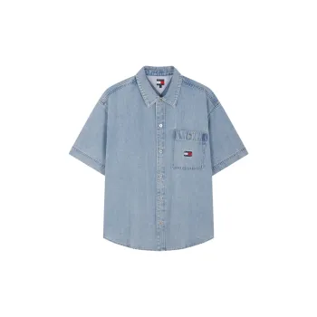 Tommy Hilfiger Shirts Men Denim Blue 1AB