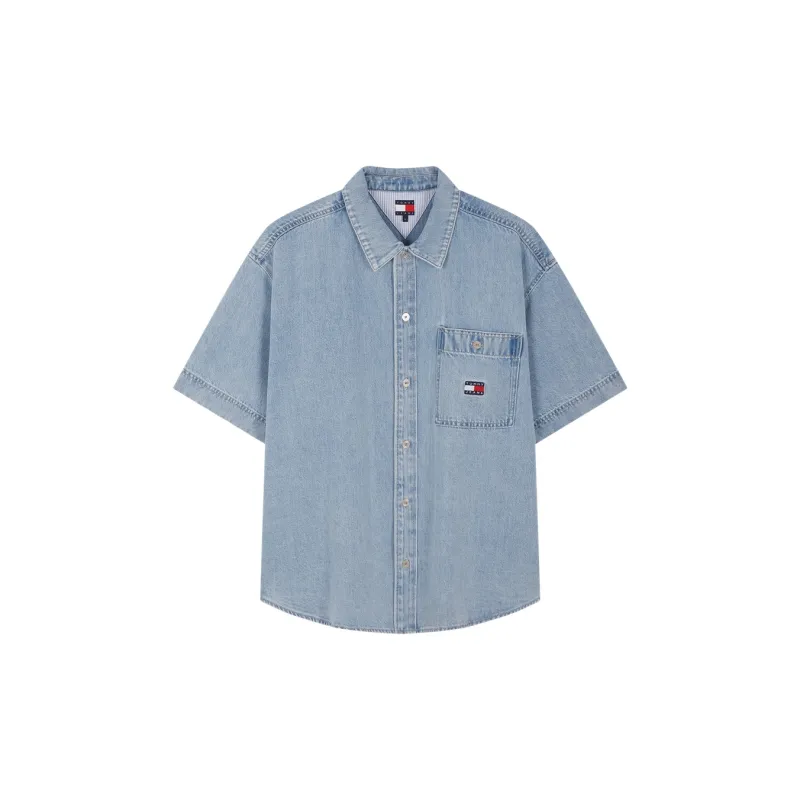 Tommy Hilfiger Shirts Men Denim Blue 1AB-0