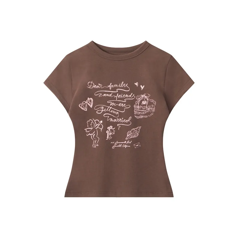 Gentle Welcome Set in Sleeve T Shirt Women's-1