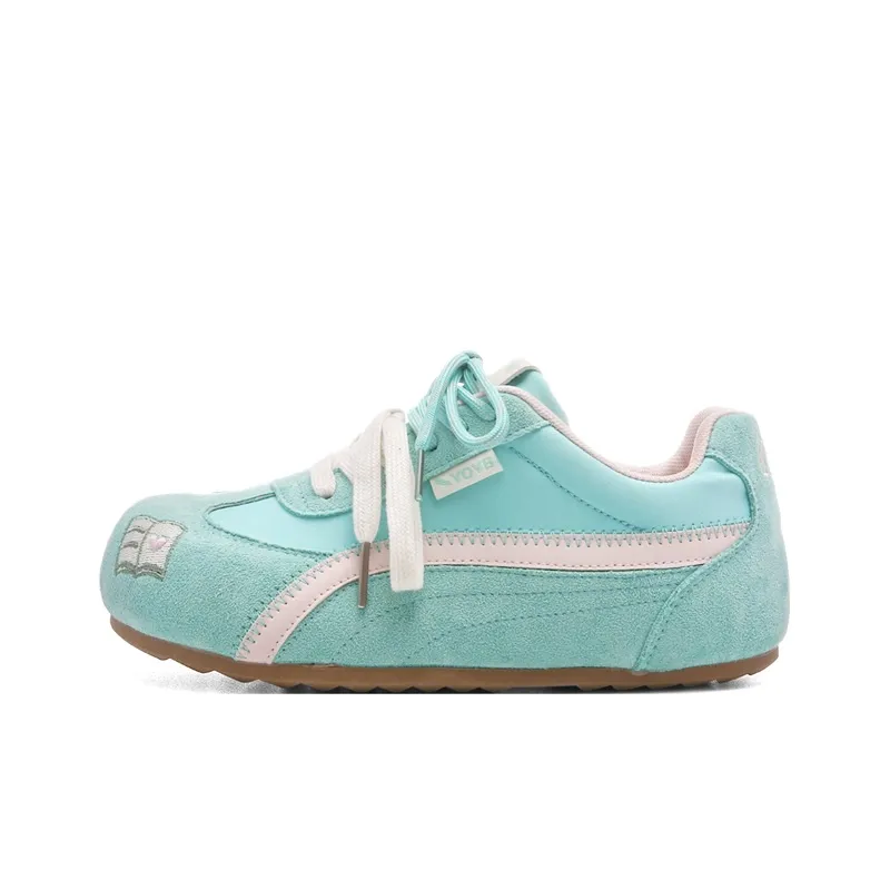 Ordifen Low Top Skateboard Shoes Women's Turquoise-0