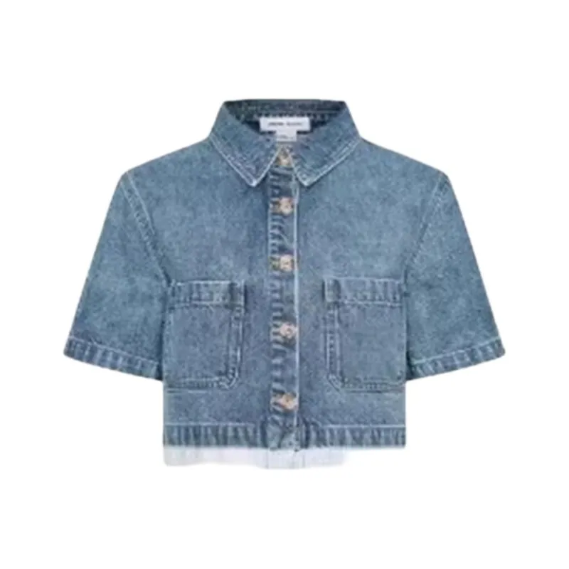 URBAN REVIVO Shirts Women's Light Blue-0