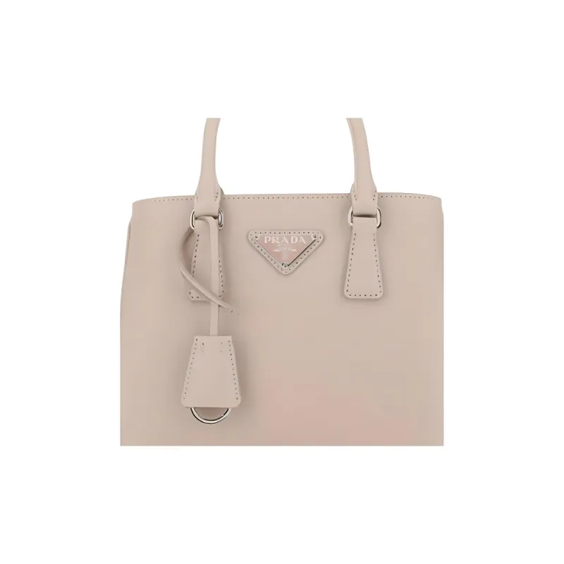 PRADA Leather Handbag Mini Women's Pink-4