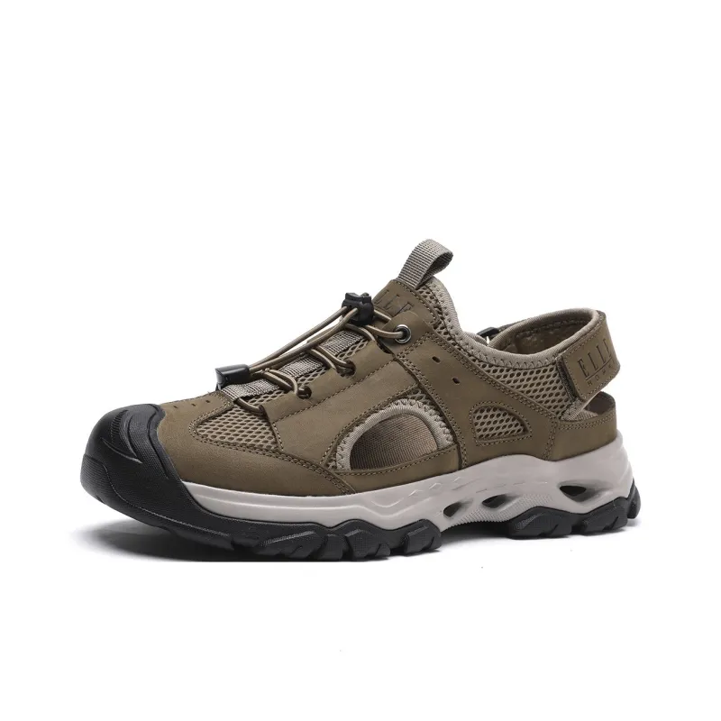 ELLE HOMME River Trekking Shoes Men's Khaki-0