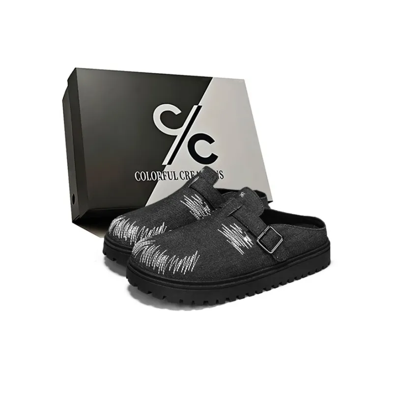 Colorful Creations Closed Toe Slippers Men's-0