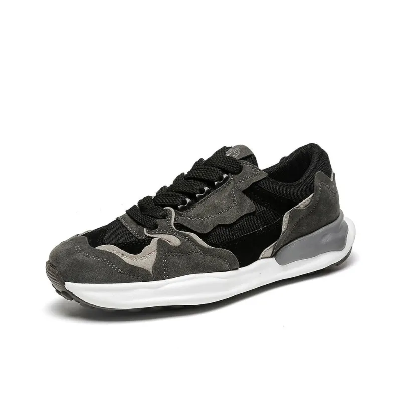 OUGLEMEN Slip Resistant And Abrasion Resistant Coverage Low Top Casual Shoes Men's Box-6