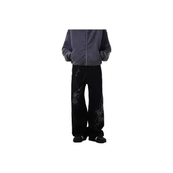WHELVE Jeans Unisex Black