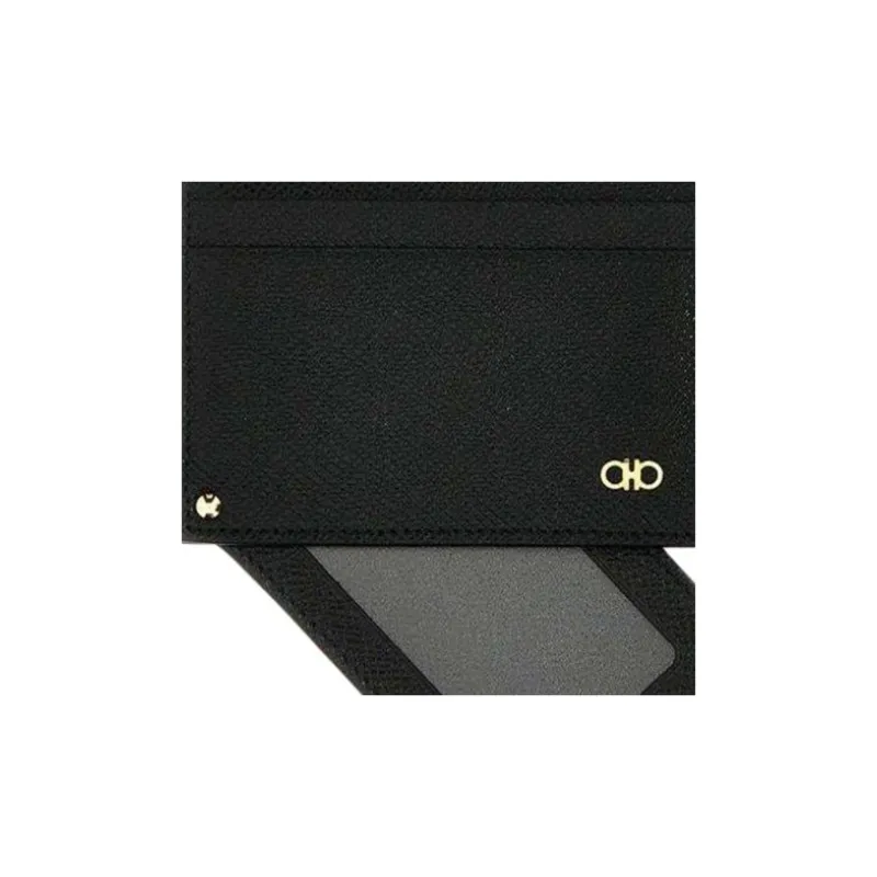 Ferragamo Gancio Wallet + Card Holder Set-5