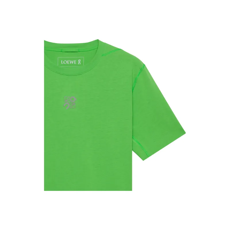 On x LOEWE Active T Shirt Unisex Green-4