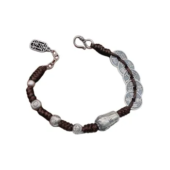 U state S999 Silver Pure Silver Bracelets Unisex