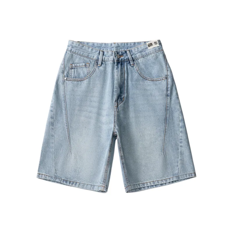 FCB ARCELONA Denim Shorts Unisex Light Blue-0