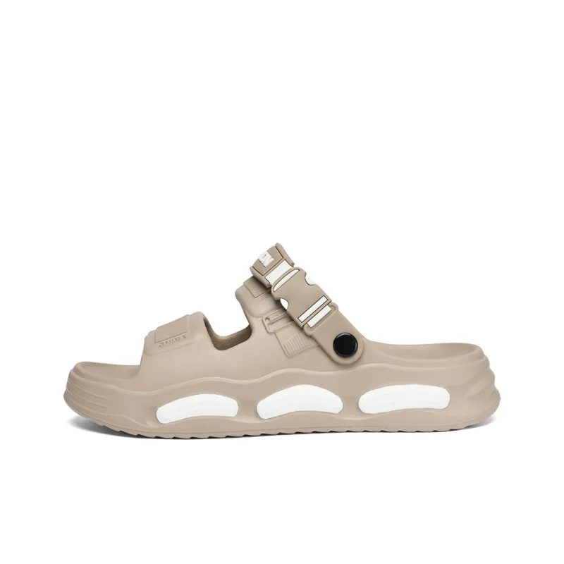NANJIREN Beach Sandals Men Orange/Gray/Beige-10
