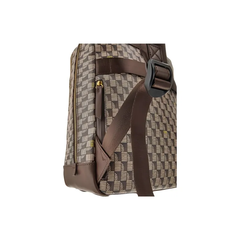 GUESS Artificial Leather Backpack Men's Brown-2