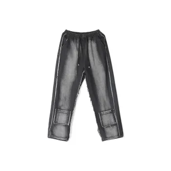 HKRXEC Jeans Men Black