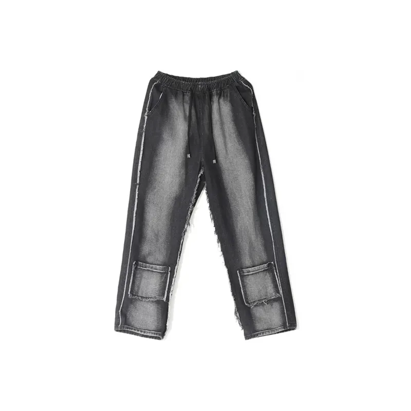 HKRXEC Jeans Men Black-0