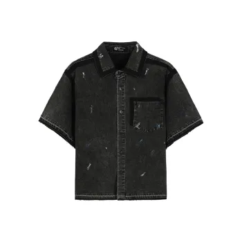 ANDREW MACKENZIE Shirts Men Gray