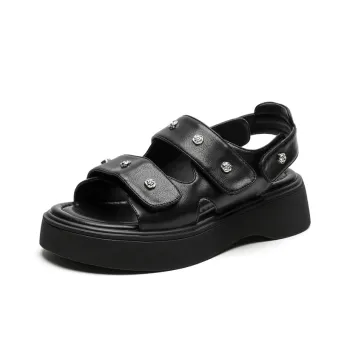 DAPHNE Beach Sandals Women's Black/Ecru