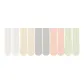 2 White+2 Beige+2 Silver Gray+2 Light Pink+2 Light Green