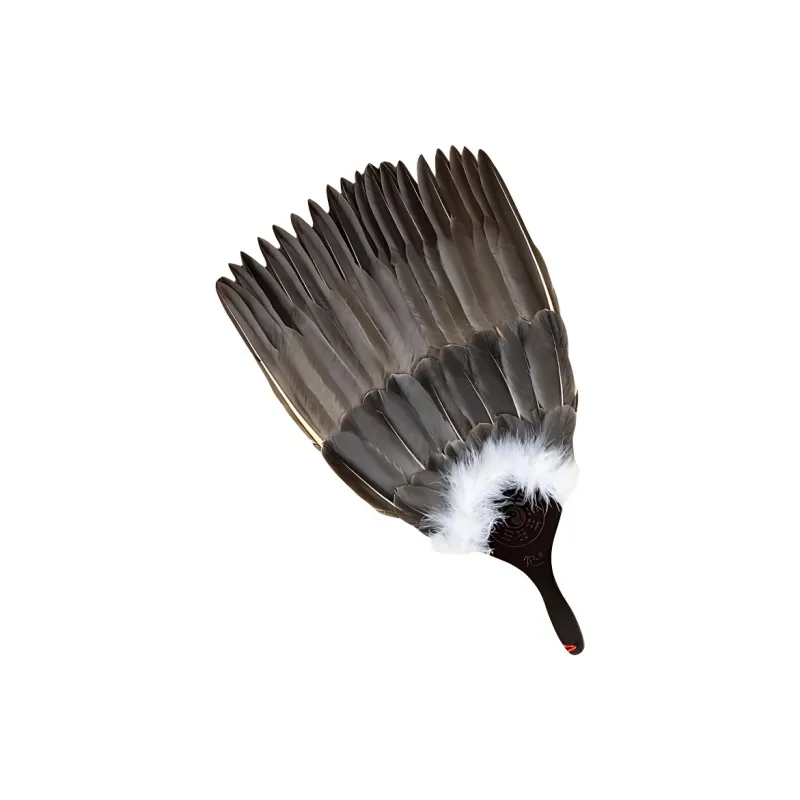 JINGDI Feather Classical Style Fan-14