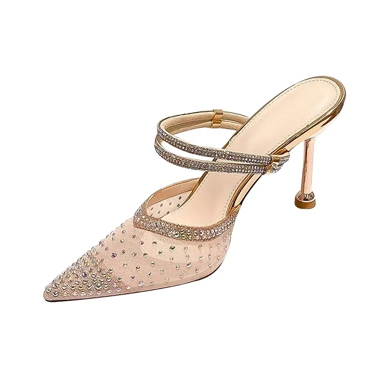 TADSW Closed Toe Slippers Women's Champagne-0