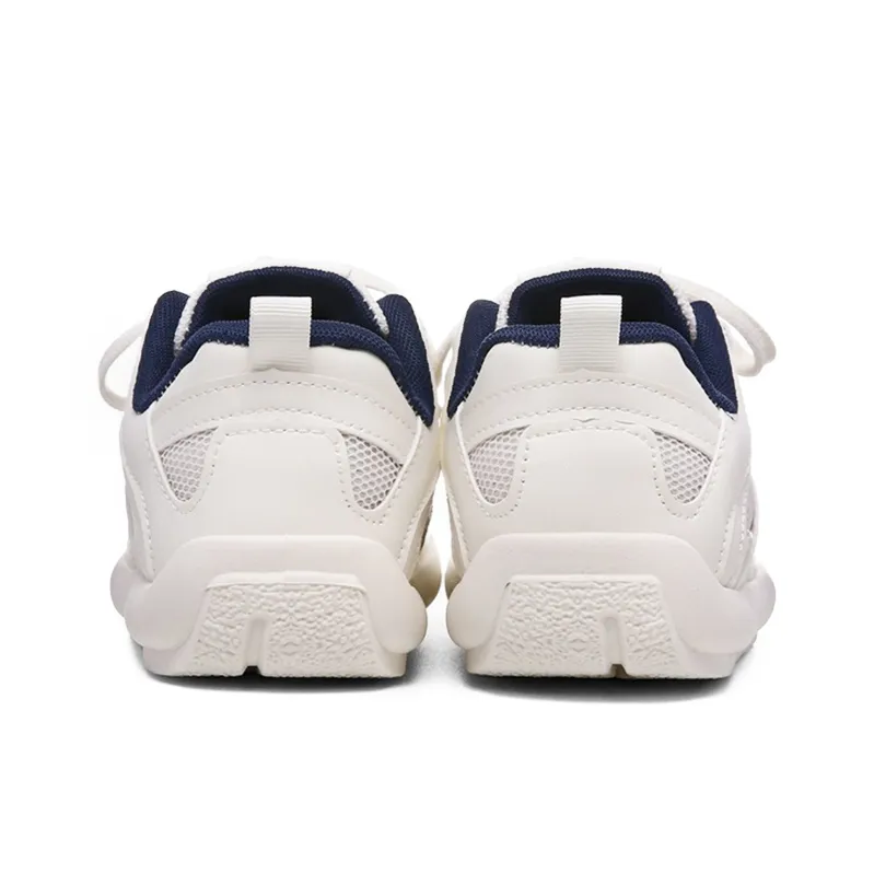 Ordifen Low Top Skateboard Shoes Women's Beige Blue-2