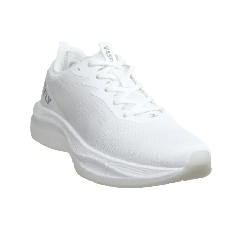 AVOCCO Running Shoes Unisex Low Top Crescent White/Thunder Black-1