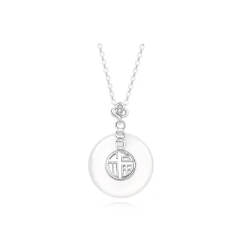 Branded Jewelry Natural Chalcedony Necklaces Women's