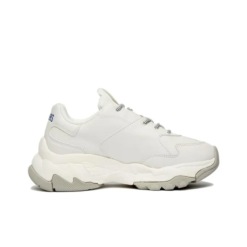MLB LA DODGERS Anti Slip Wear Resistant Low Top Chunky Sneakers Unisex White-1