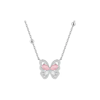 ZEGL Glass Cat Eye Jade Necklaces Women's