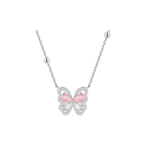 ZEGL Glass Cat Eye Jade Necklaces Women's