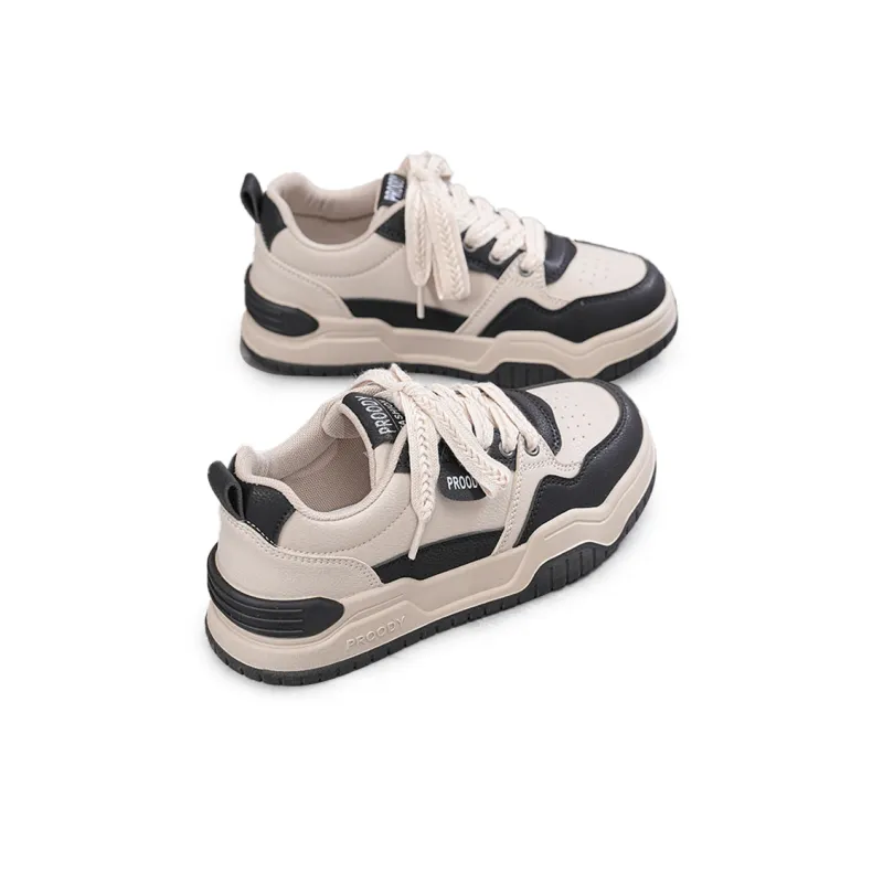 Gai Renpu Anti Slip And Wear Resistant Height Increasing Low Top Skateboard Shoes Women's-11