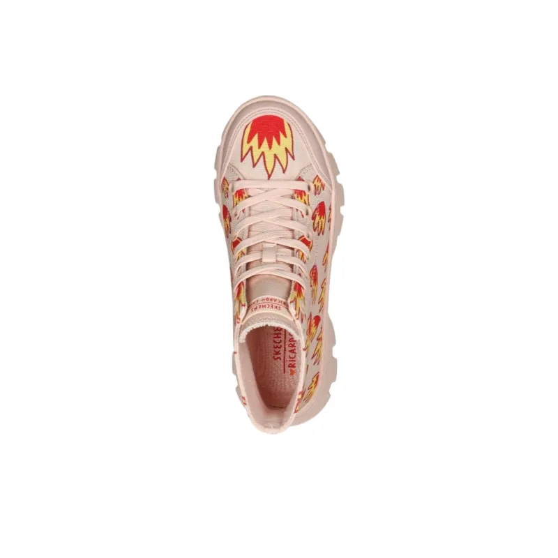 Ricardo Cavolo x Skechers Roadies High Top Casual Shoes Women's Pink-3
