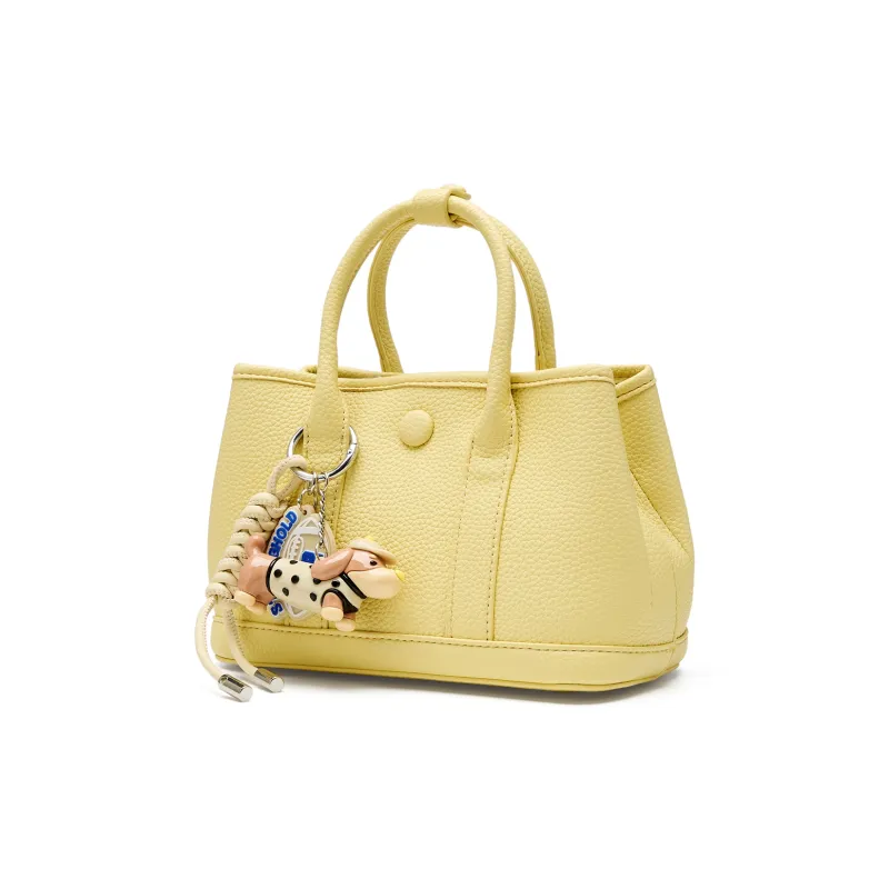 JOSINY Synthetic Leather Shoulder Bag, Crossbody Bag, Handbag Women's Ecru/Light Yellow-1