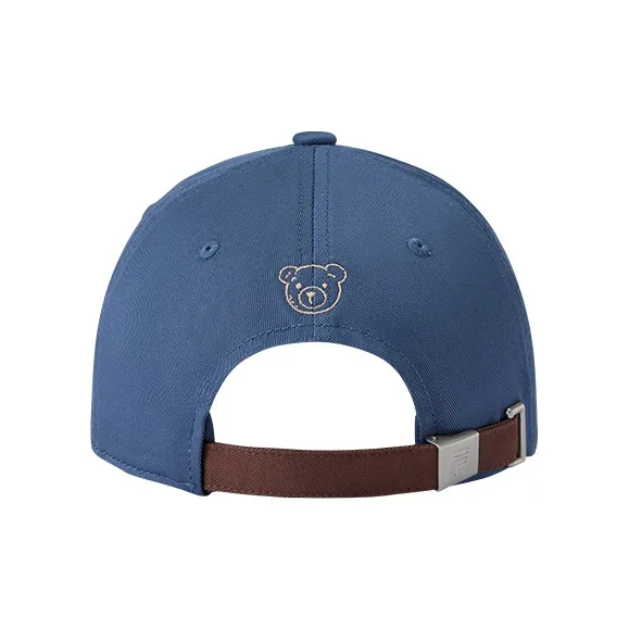 FILA FUSION Cotton Baseball Caps Unisex Copenhagen Blue/Mary Brown-2