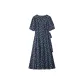 Navy Blue with Multicolor