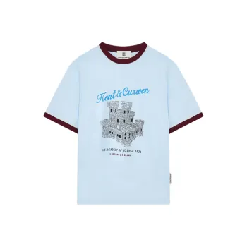 KENT&CURWEN SS25 T Shirt Unisex Light Blue