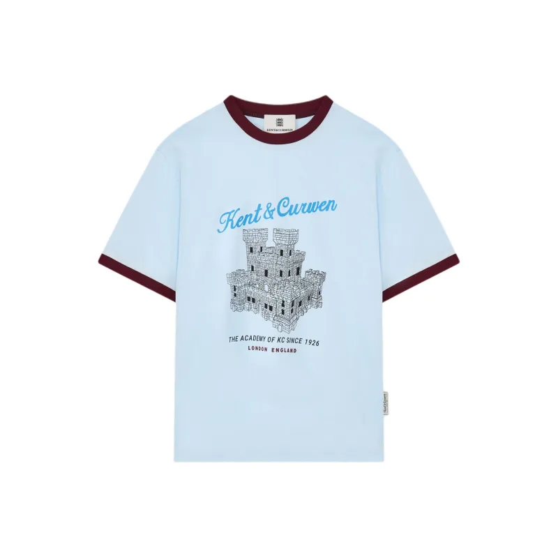 KENT&CURWEN SS25 T Shirt Unisex Light Blue-0