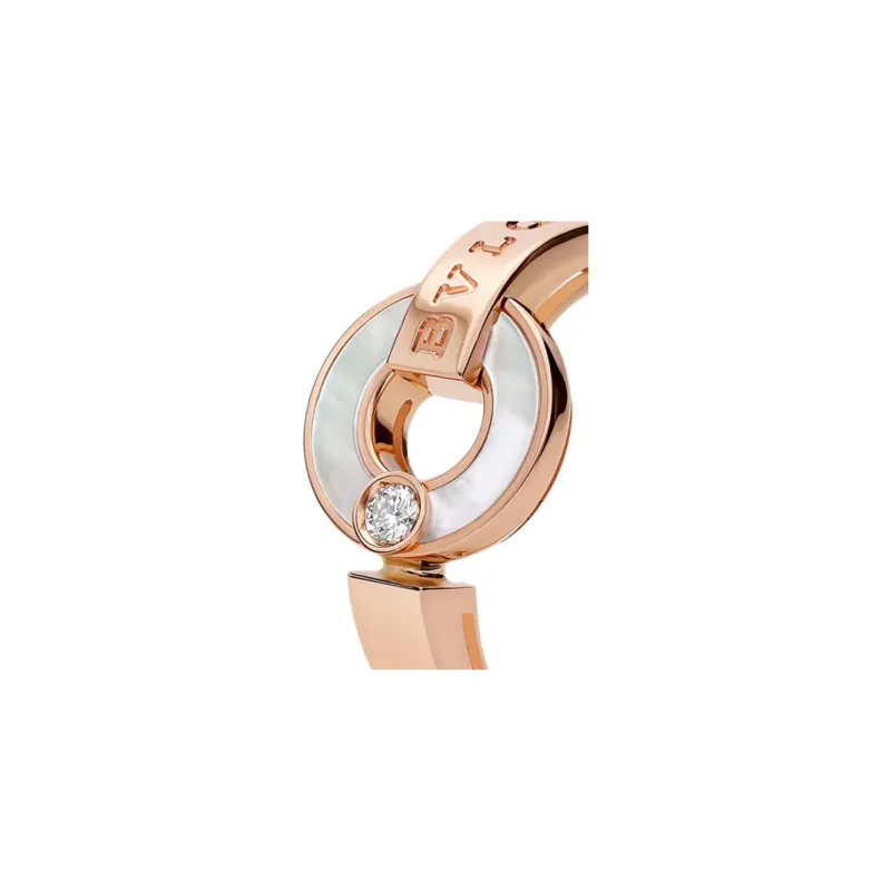 BVLGARI Diamond Rings Unisex Rose Gold-1
