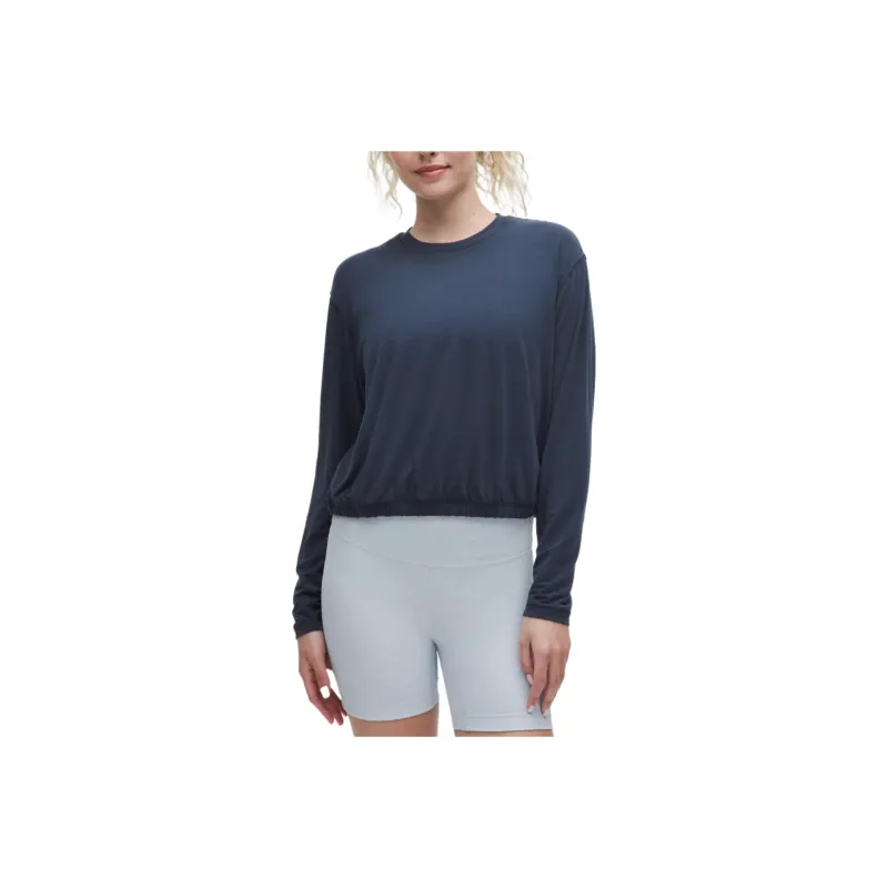 Lululemon Long Sleeve Jersey Training Elastic Hem Shirt Women's-3