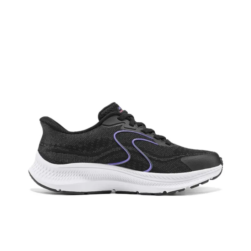 Skechers Women's GO Series Anti Slip Wear Resistant Low Top Running Shoes Women's Black-1