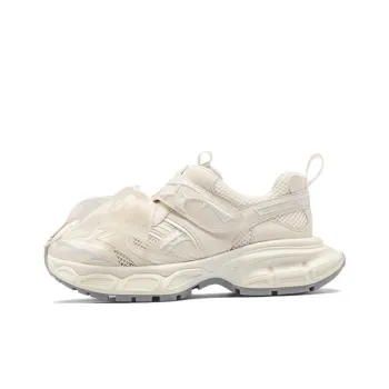 AGSDON Chunky Sneakers Women's Low Top Silver/Silver Purple