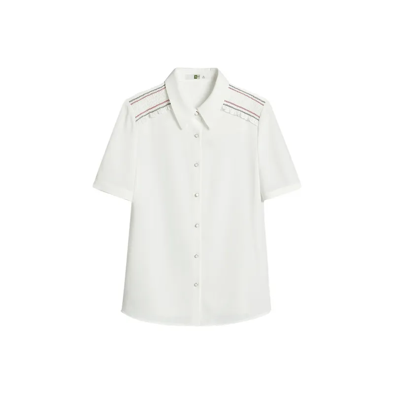 Mambe Shirts Women's White-0