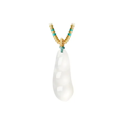 CHOW TAI SENG Natural Chalcedony Necklaces Women's