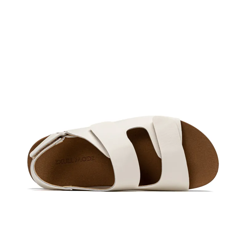 EXULL Q Beach Sandals Women's Beige-2