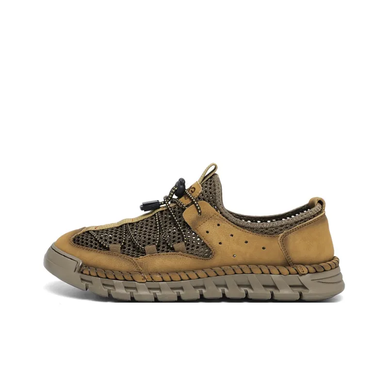 LINGPAO Abrasion Resistant Breathable Slip Resistant Low Top Casual Shoes Men's-10